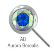 Gemstone Nipple Barbell
