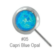 Gemstone Nipple Barbell