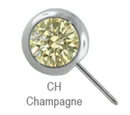 Gemstone Nipple Barbell