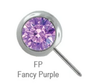 Gemstone Nipple Barbell