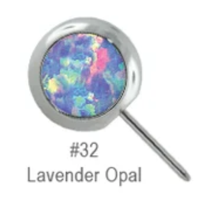 Gemstone Nipple Barbell