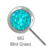 Gemstone Nipple Barbell