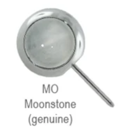 Gemstone Nipple Barbell