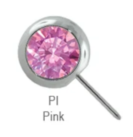 Gemstone Nipple Barbell