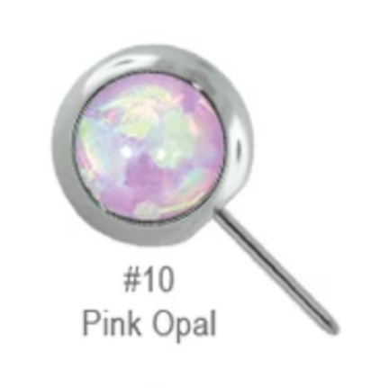 Gemstone Nipple Barbell
