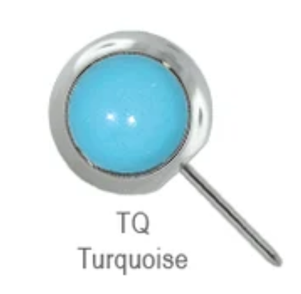 Gemstone Nipple Barbell