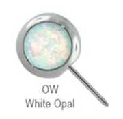 Gemstone Nipple Barbell