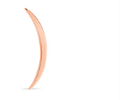 Flat Luna Gold Threadless End