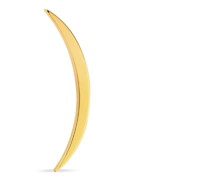 Flat Luna Gold Threadless End