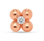 Four Beads With Gem