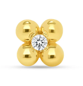 Four Beads With Gem