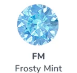 Titanium Princess Cut Gems