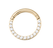 Side Facing Clear CZ Clicker