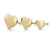 18K Gold Heart
