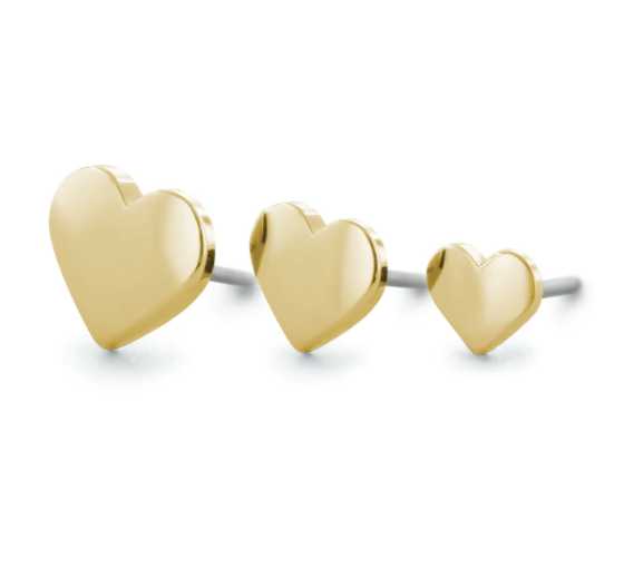 18K Gold Heart