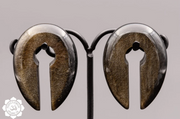Stone Keyhole Weight Pair