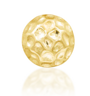 Hammered Dome Gold Top