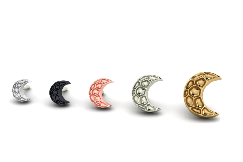 Bog Disc 14k Gold Threadless End