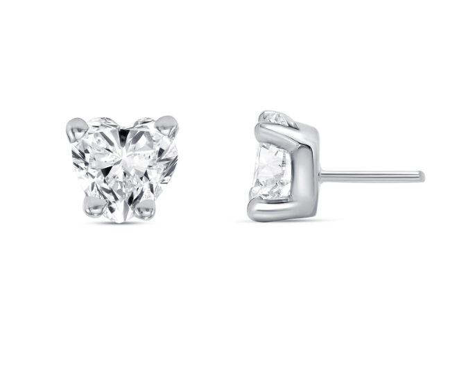 Heart Prong Gold Top