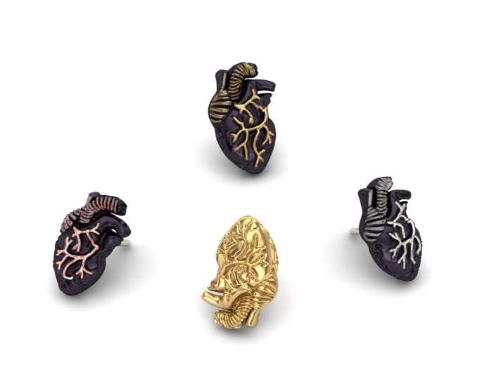 Heartbeat 14k Gold Threadless End