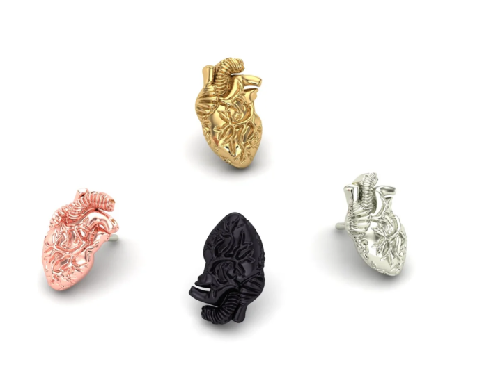 Heartbeat 14k Gold Threadless End