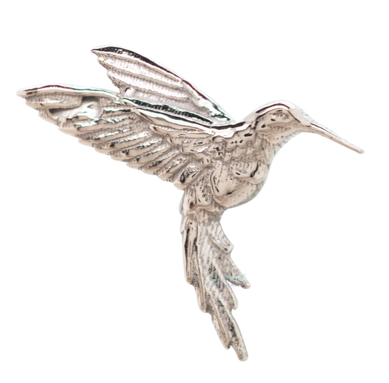 18K Gold Hummingbird Jewelry End