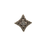 Illusion 14k Gold Tiny Square with Diamond