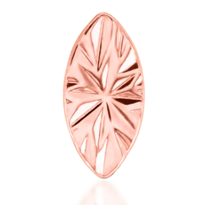 Laser Marquise Gold Top