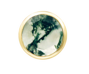 Moss Cab Gold Gemstone Top