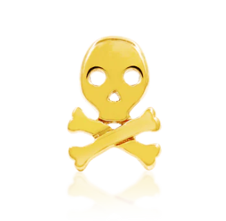 Gold Skull Crossbone Top