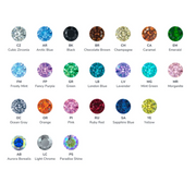 Titanium Pear Cut Prong Set Gem