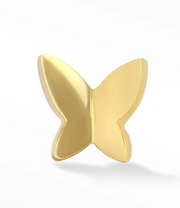 14k Gold Butterfly Threadless End