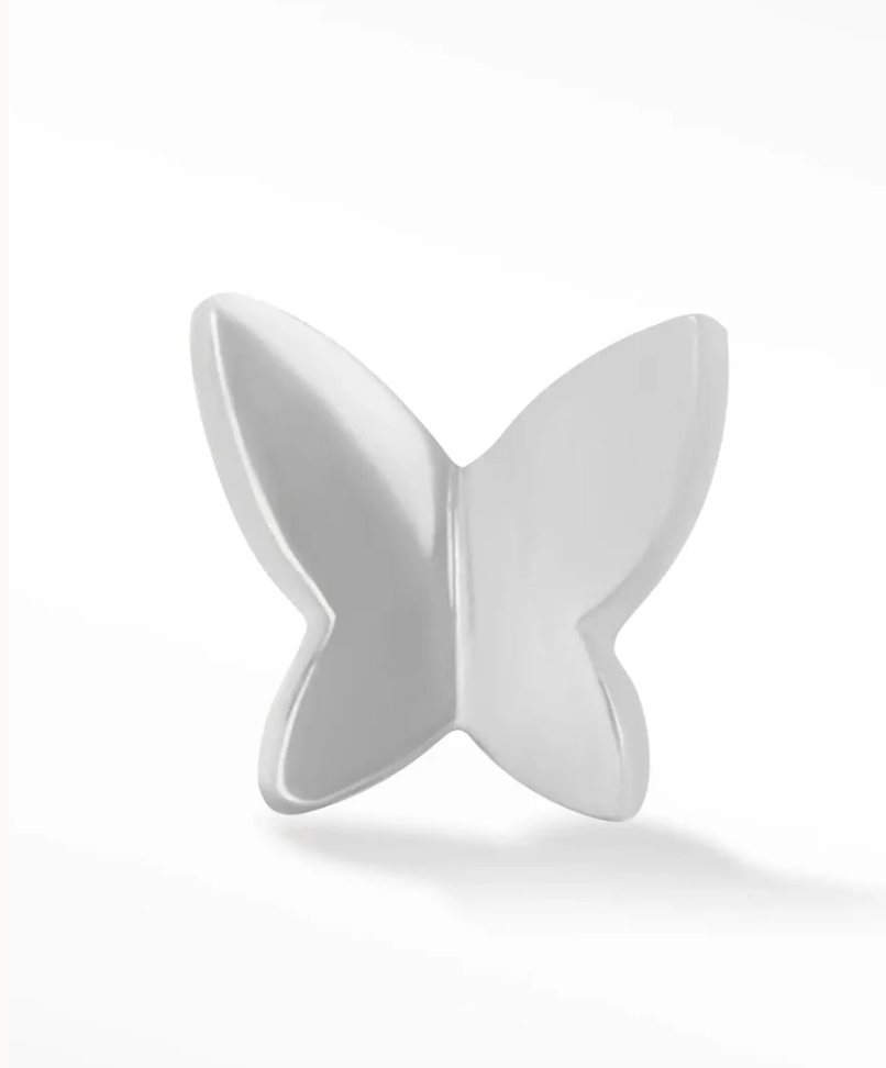 14k Gold Butterfly Threadless End