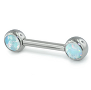 Gemstone Nipple Barbell