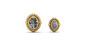 Twisted Oval Bezel