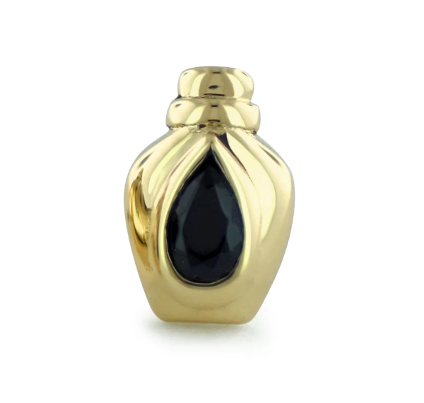 18K Gold Poison Bottle