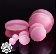 Glass Double Flare Plug Pair