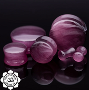 Glass Double Flare Plug Pair