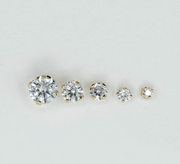 Unity Prong Set 14k Gold Threadless End