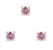 Prong Set 14k Gold Threadless End with Gemstone