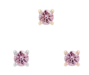 Prong Gem Threadless End with Pink Sapphire