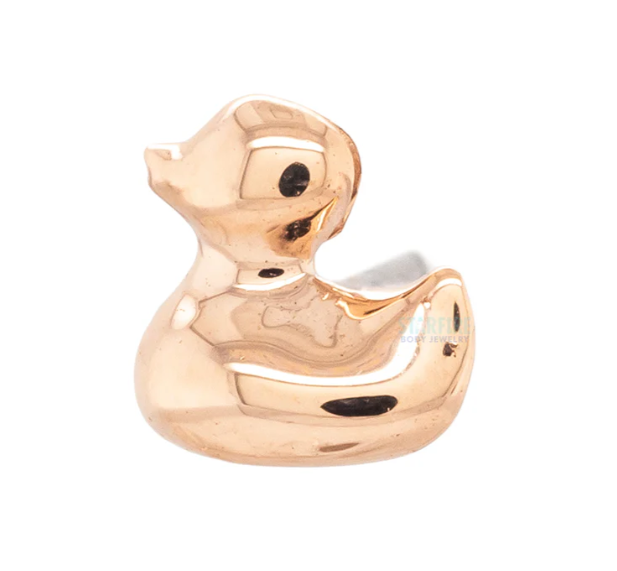 18K Gold Ducky End