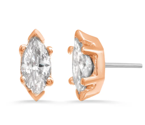 6 Prong Marquise Gold Top