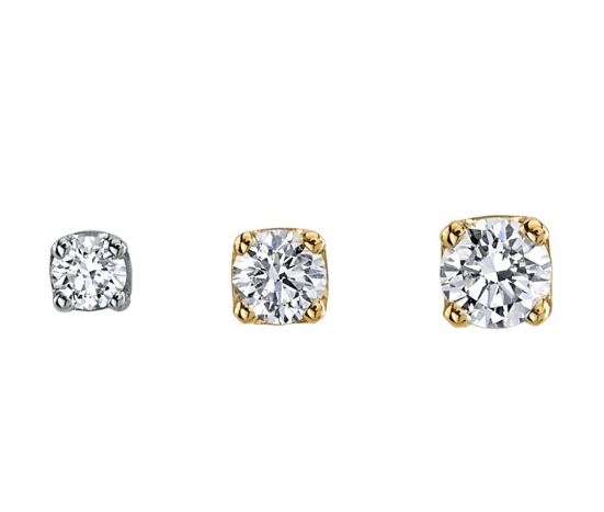 14k Gold Round Prong