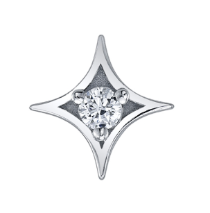 Sparkle 14k Gold with Gemstone Threadless End