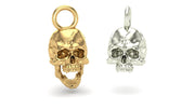 Jaw Motion Skull Charm