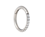 Front Facing Clear CZ Clicker
