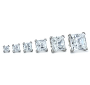 Titanium Princess Cut Gems