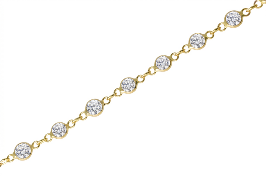 Topaz Bezel Chain