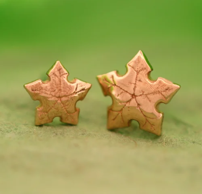 Tree Star 14k Gold Threadless End